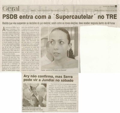 Jornal da Cidade - 11/12/2008