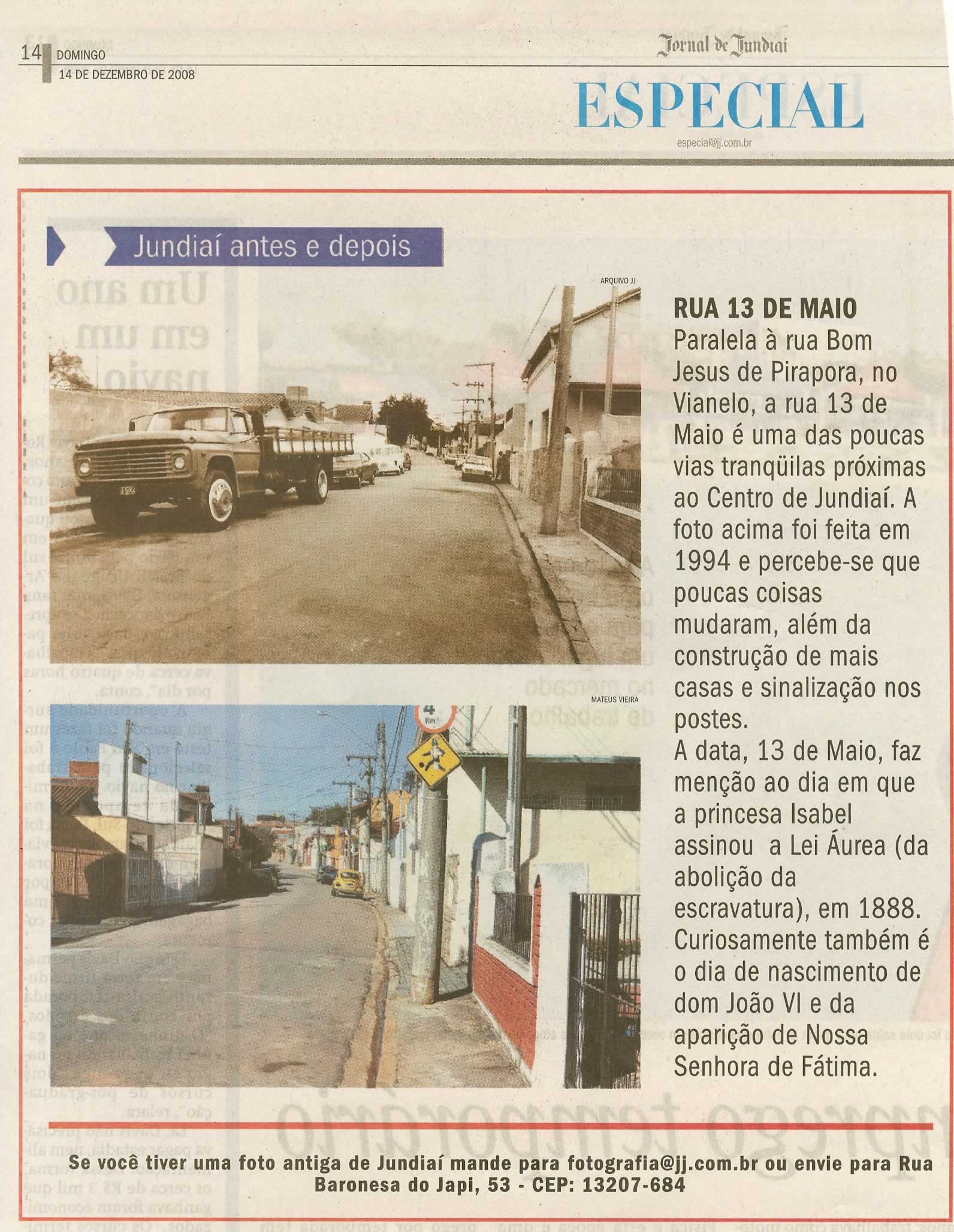 Jornal de Jundiaí - 14/12/2008