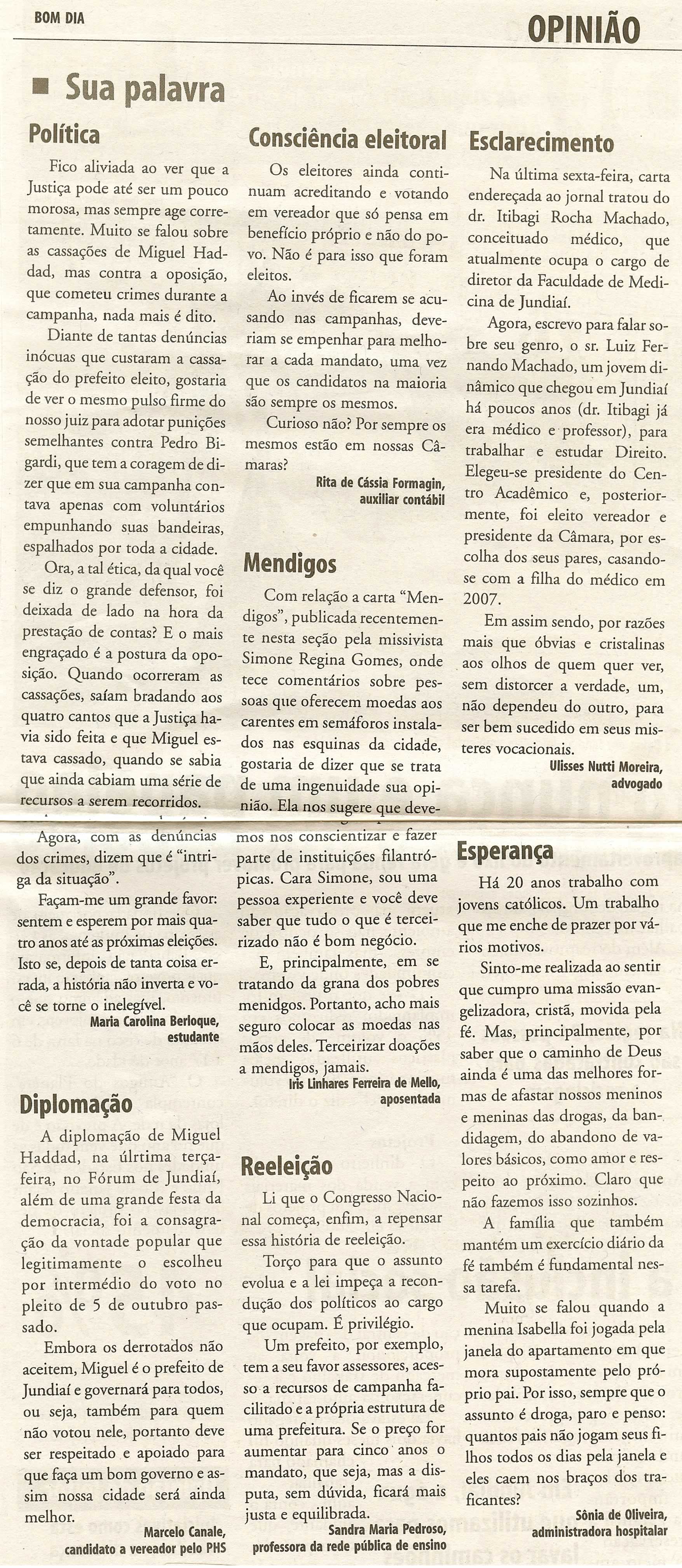 Bom Dia Jundiaí - 22/12/2008