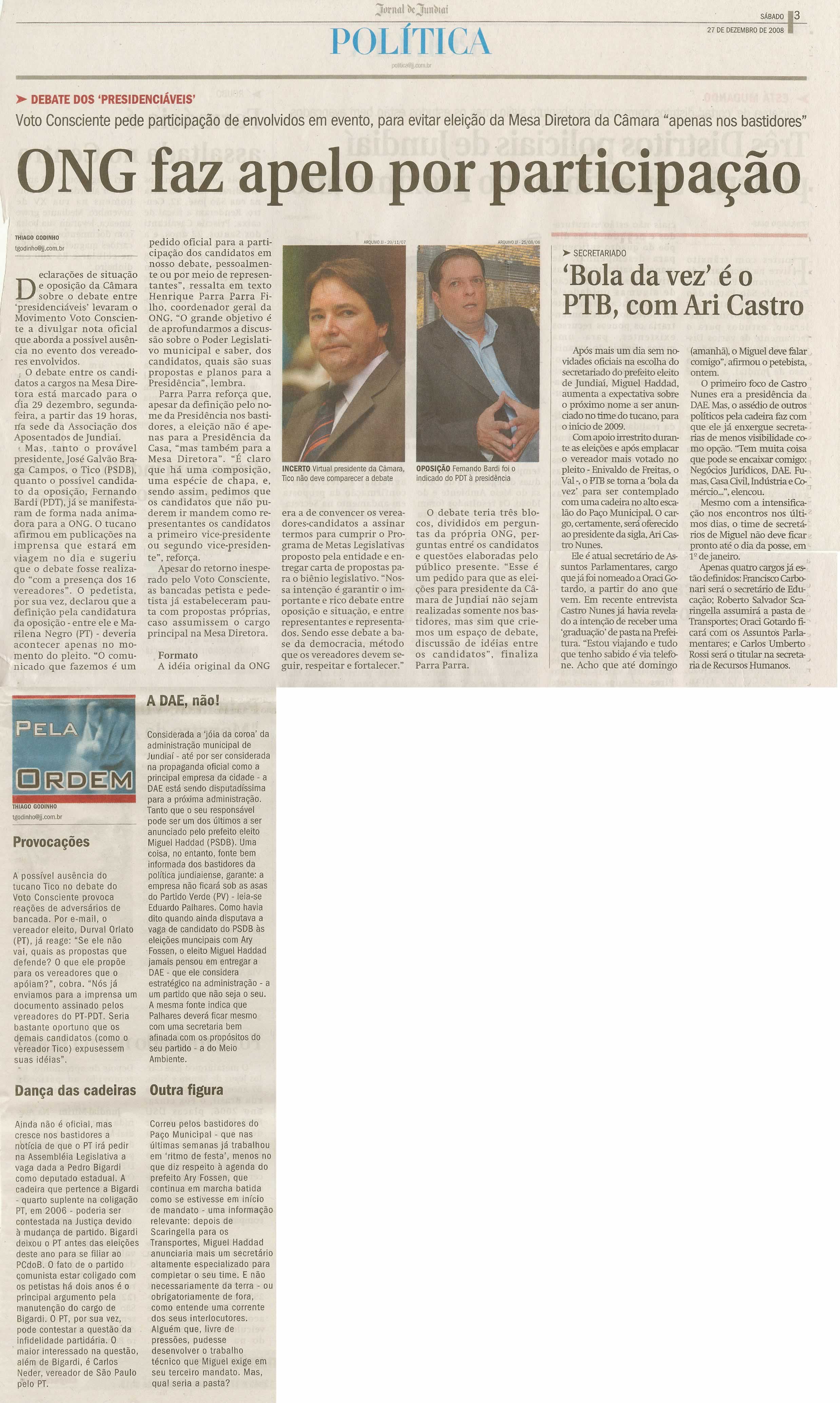 Jornal de Jundiaí - 27/12/2008