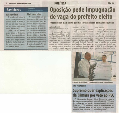 Bom Dia Jundiaí - 24/12/2008