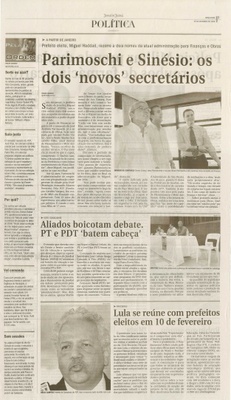 Jornal de Jundiaí - 30/12/2008