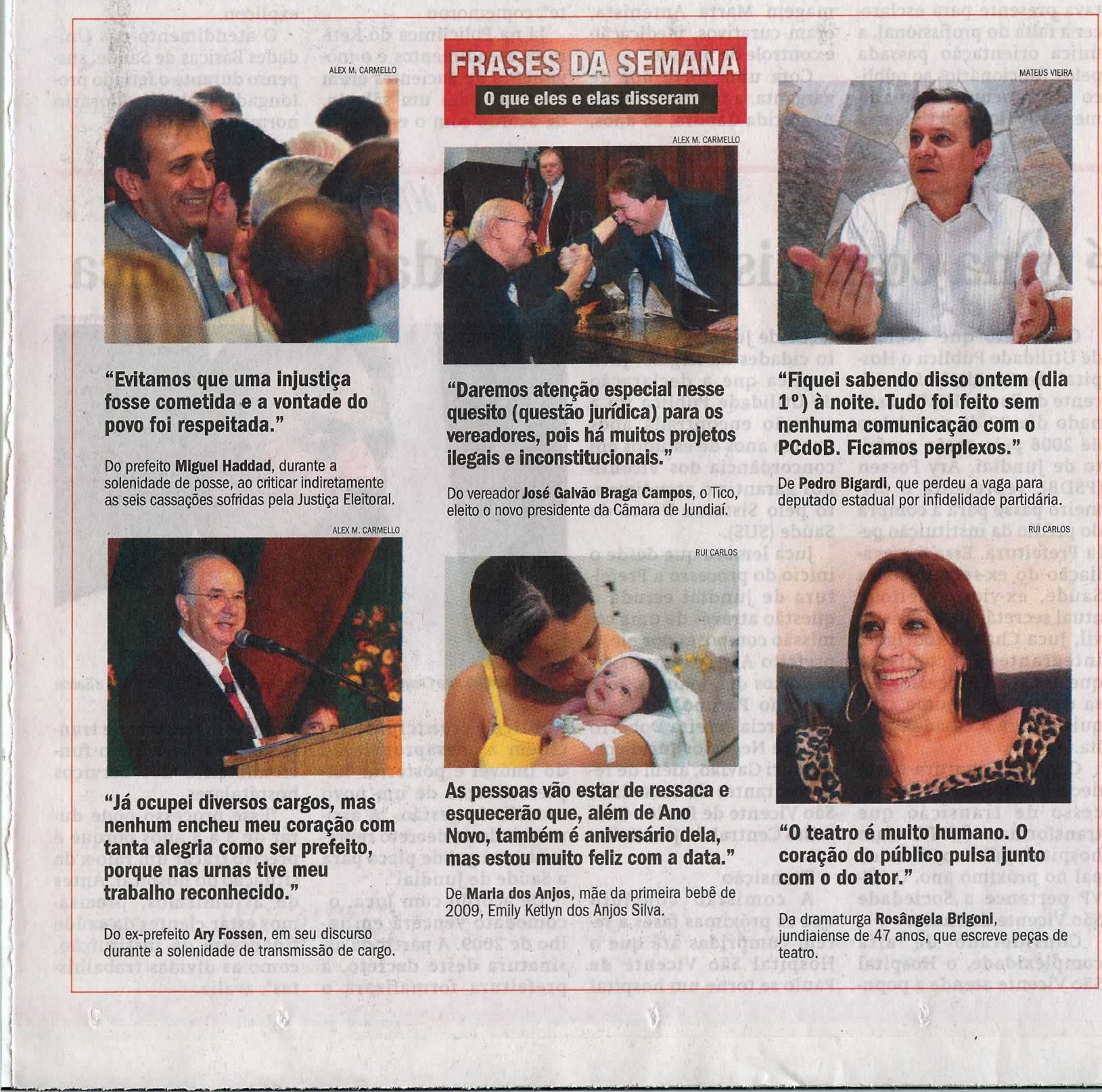 Jornal de Jundiaí - 04/01/2009