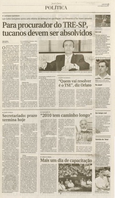 Jornal de Jundiaí - 15/01/2009