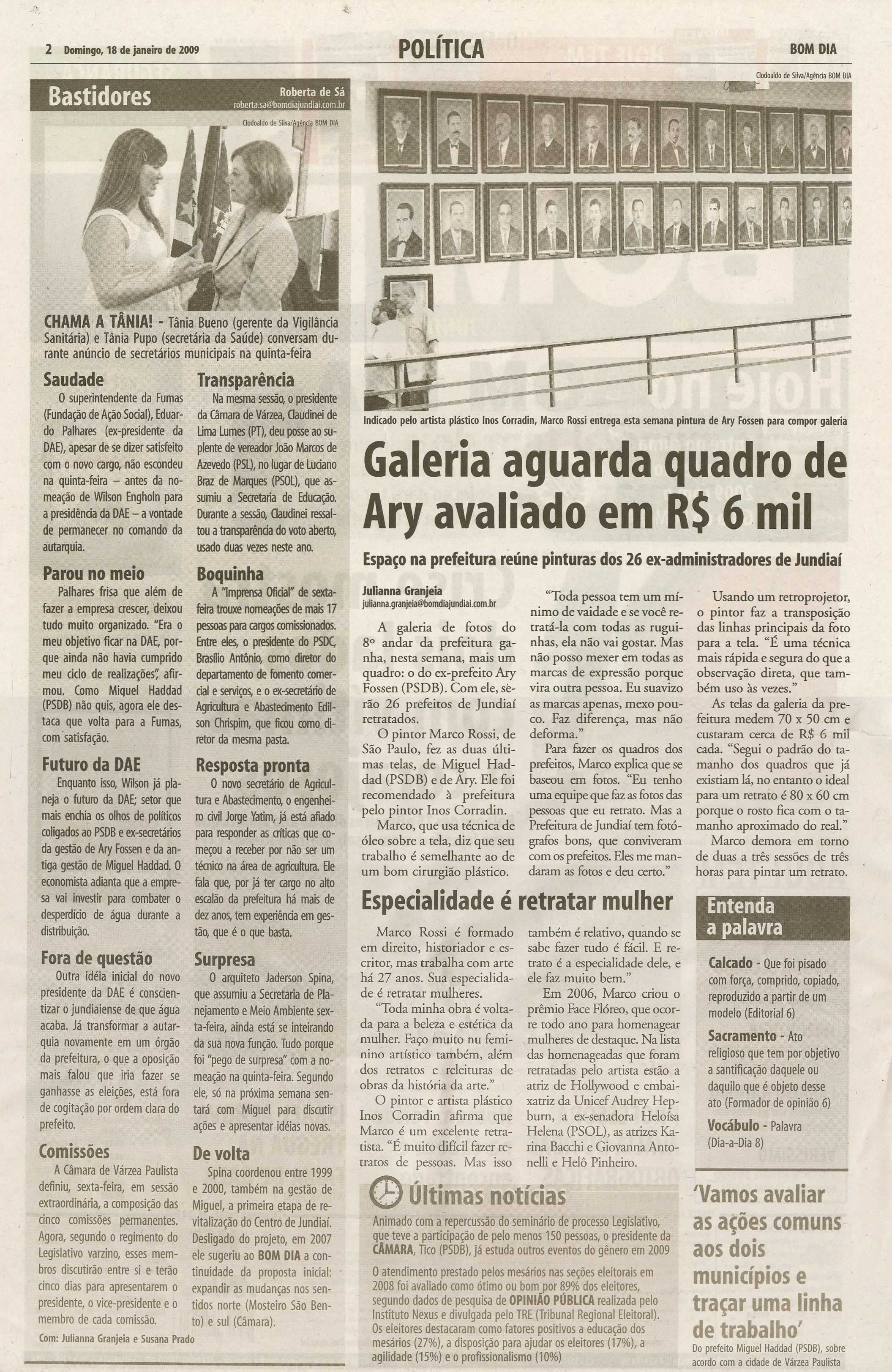 Bom Dia Jundiaí - 18/01/2009