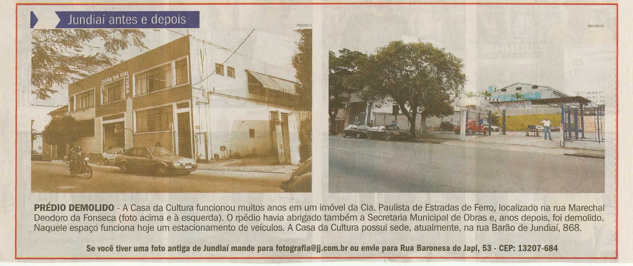 Jornal de Jundiaí - 18/01/2009