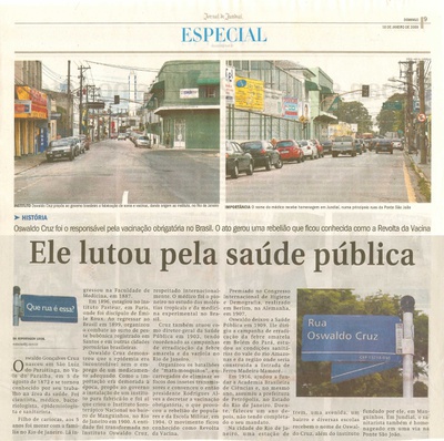 Jornal de Jundiaí - 18/01/2009