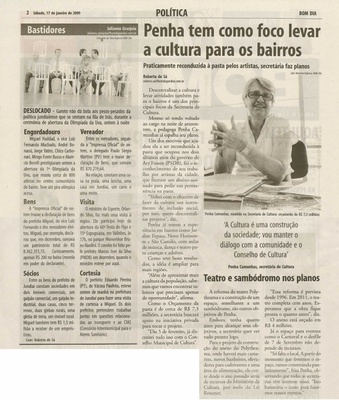 Bom Dia Jundiaí - 17/01/2009