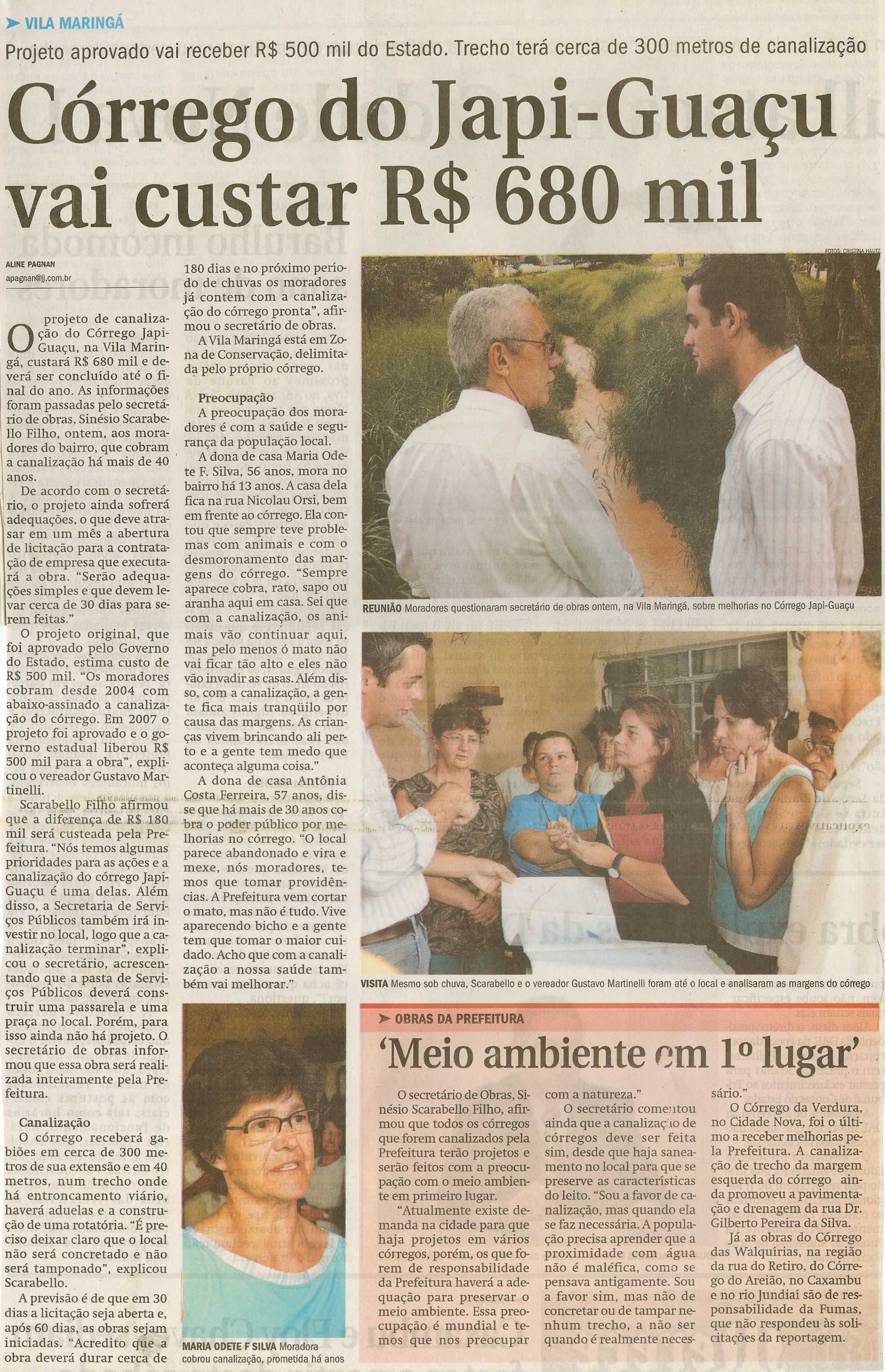 Jornal de Jundiaí - 21/01/2009