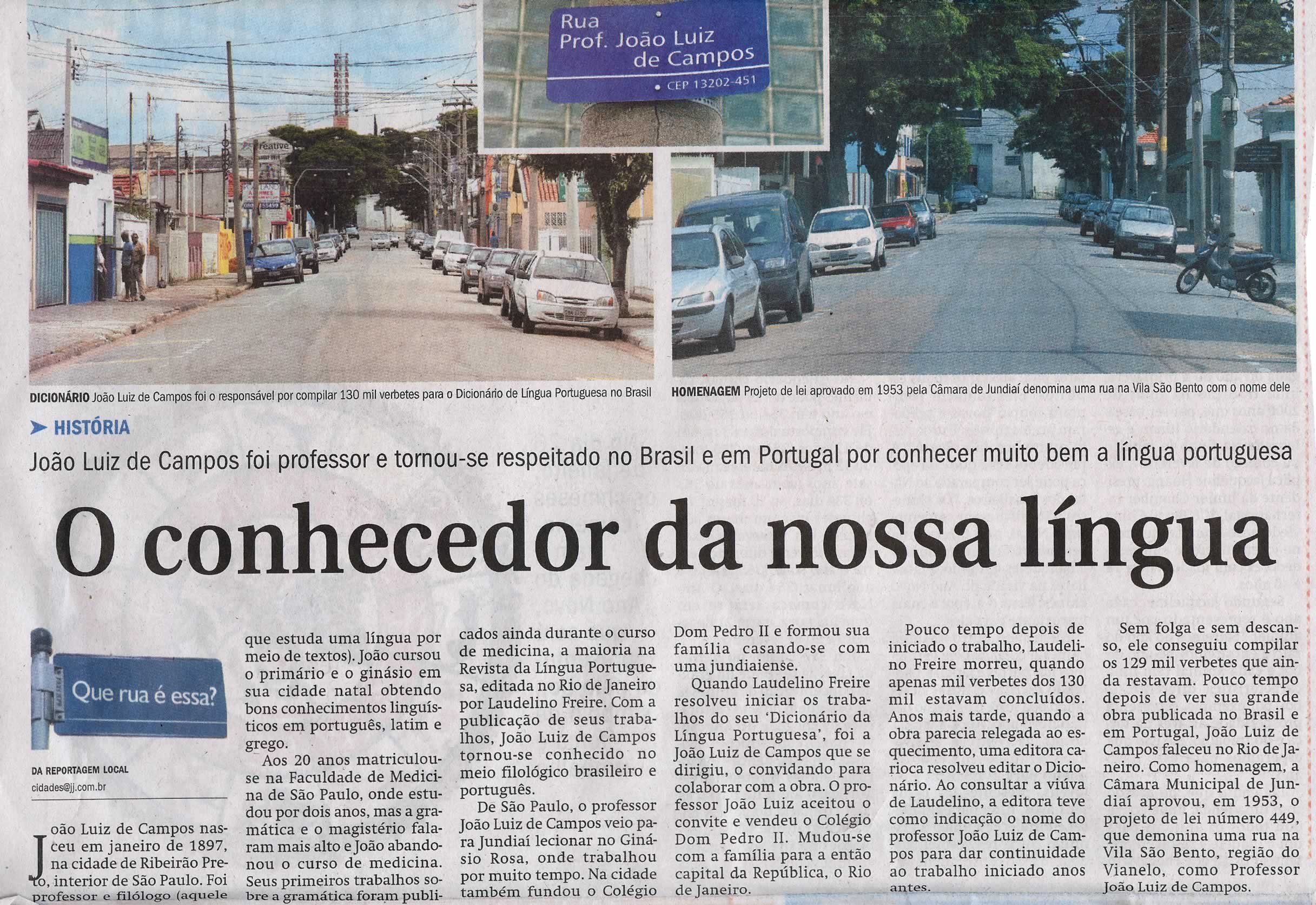 Jornal de Jundiaí - 25/01/2009