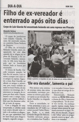 Bom Dia Jundiaí - 28/01/2009