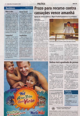 Bom Dia Jundiaí - 29/01/2009