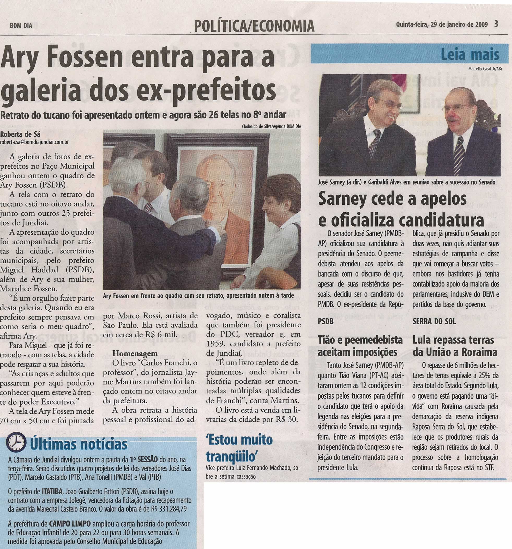 Bom Dia Jundiaí - 29/01/2009
