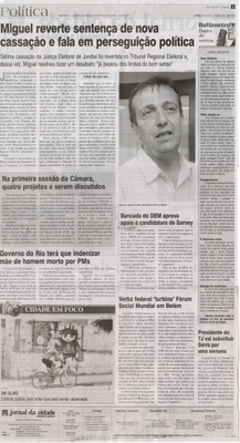 Jornal da Cidade - 30/01/2009