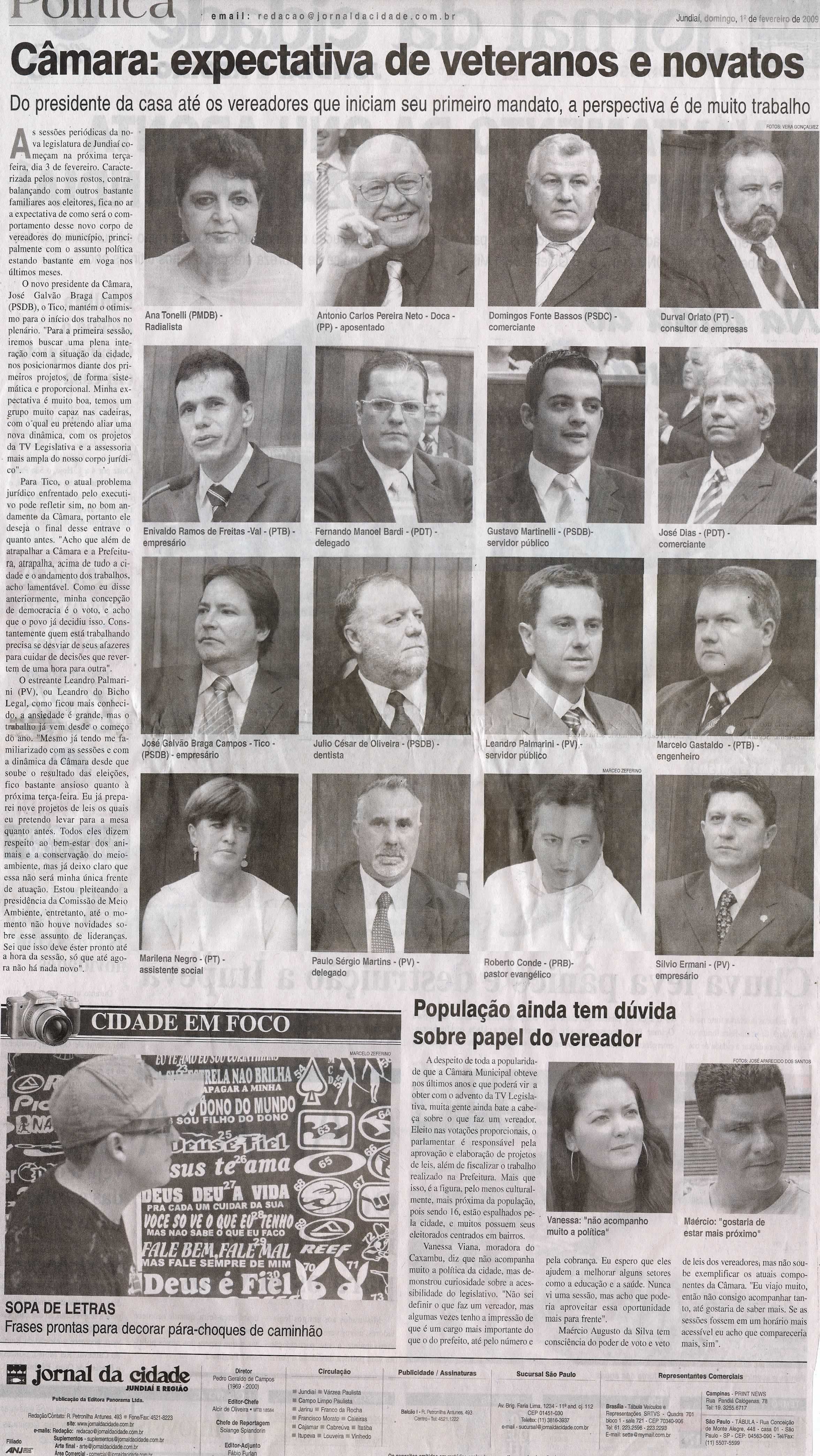 Jornal da Cidade - 01/02/2009
