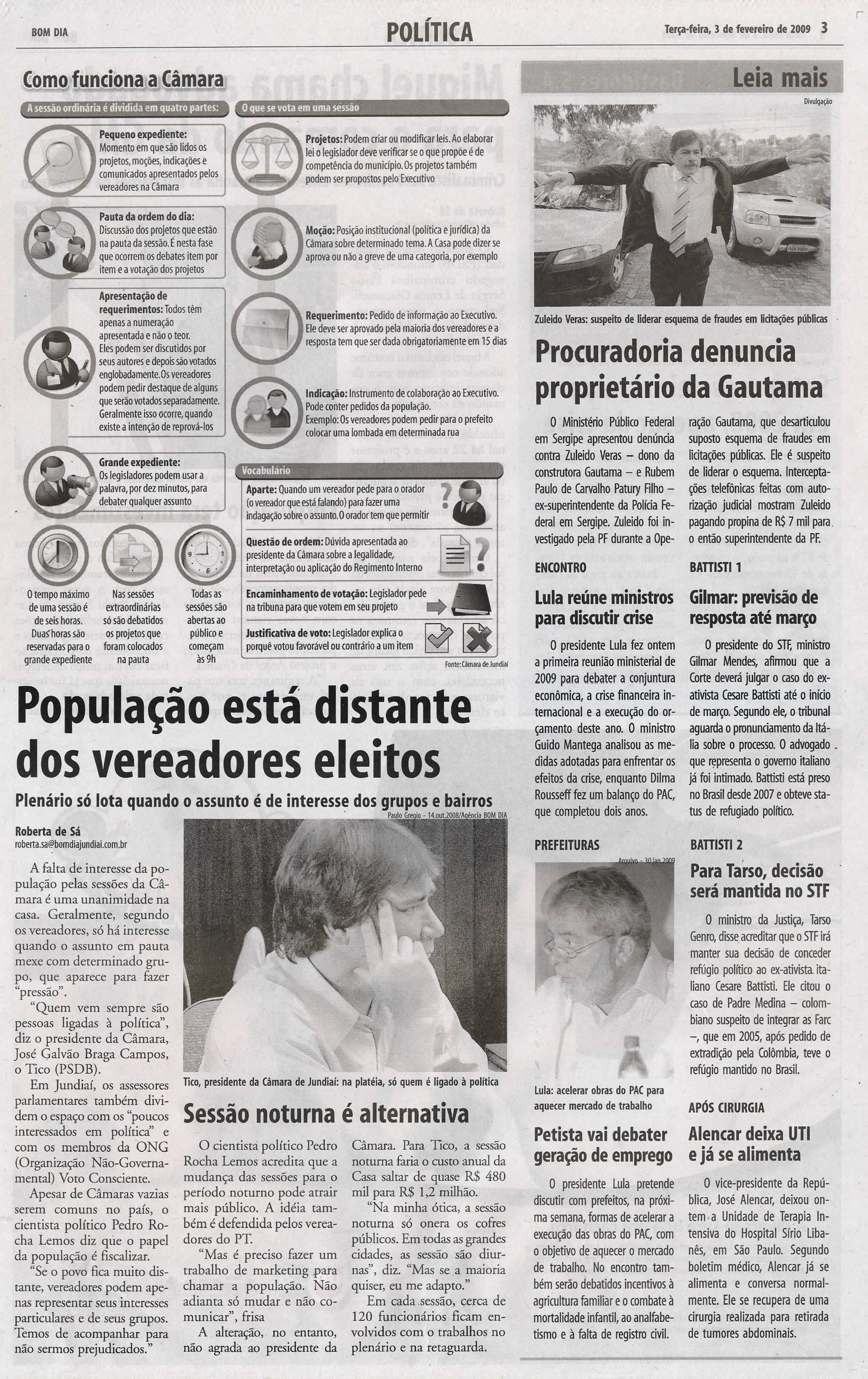 Bom Dia Jundiaí - 03/02/2009