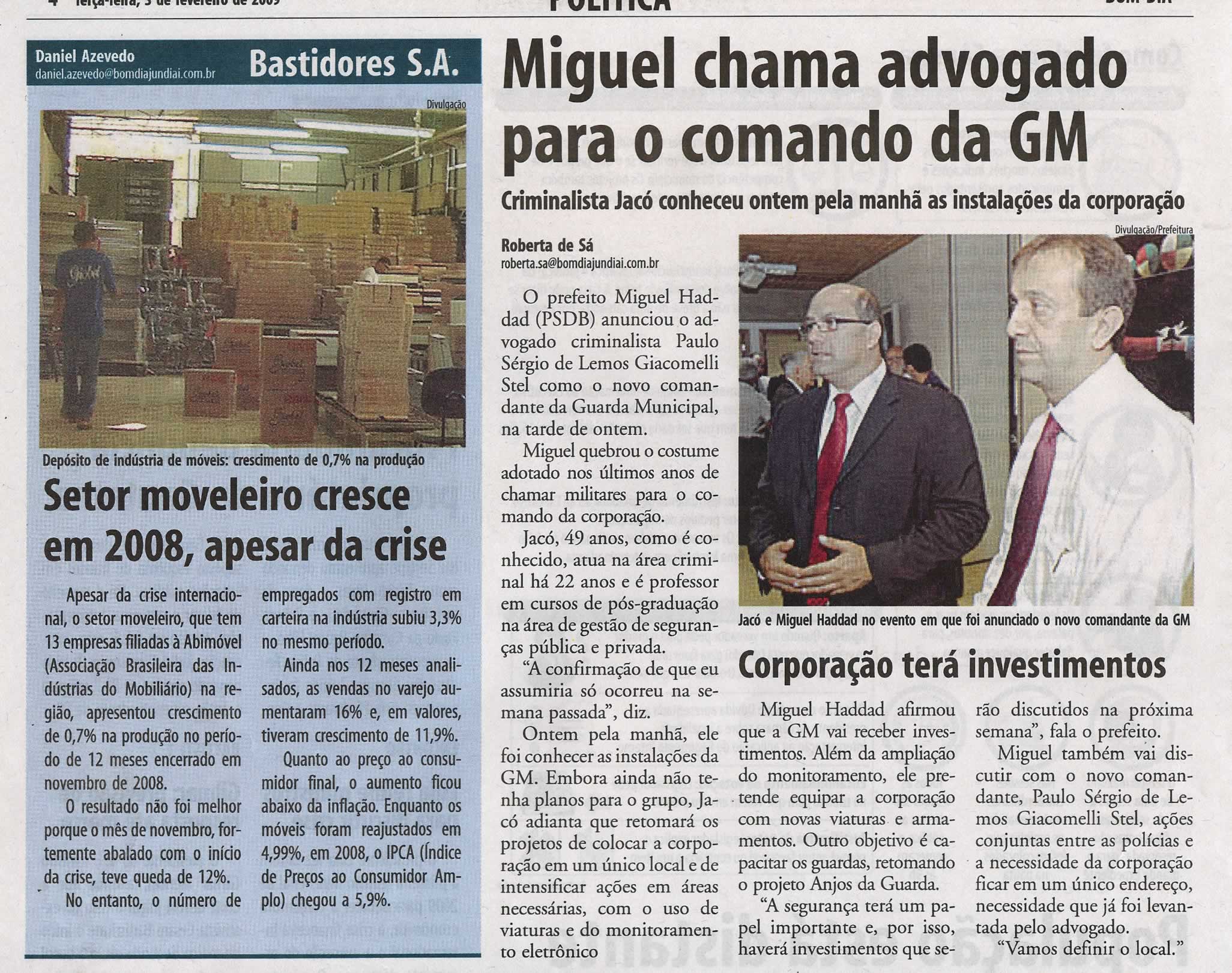 Bom Dia Jundiaí - 03/02/2009
