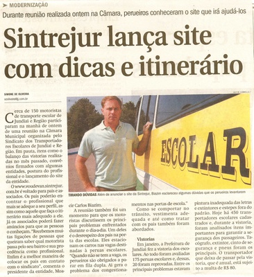 Jornal de Jundiaí - 08/02/2009