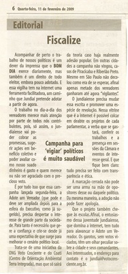 Bom Dia Jundiaí - 11/02/2009