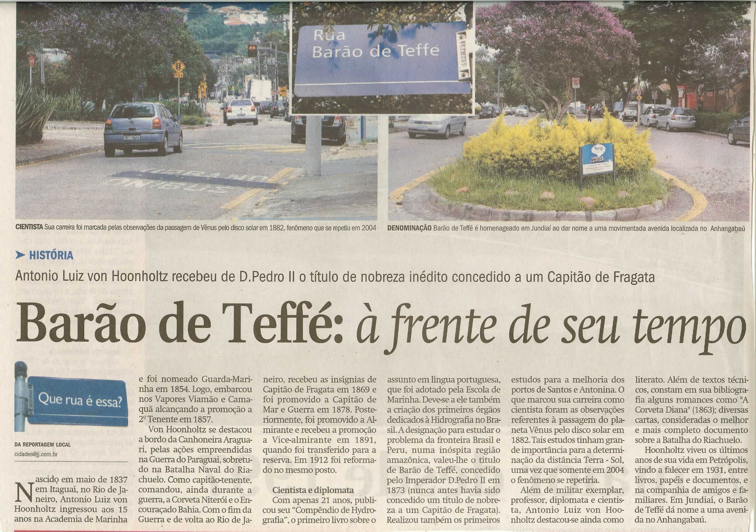 Jornal de Jundiaí - 15/02/2009