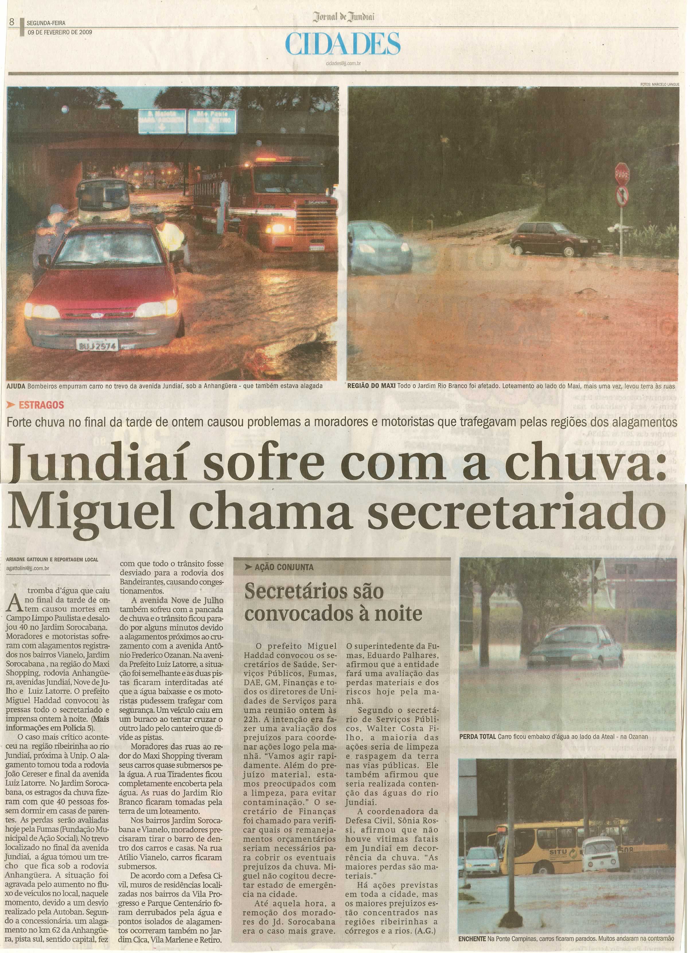 Jornal de Jundiaí - 09/02/2009