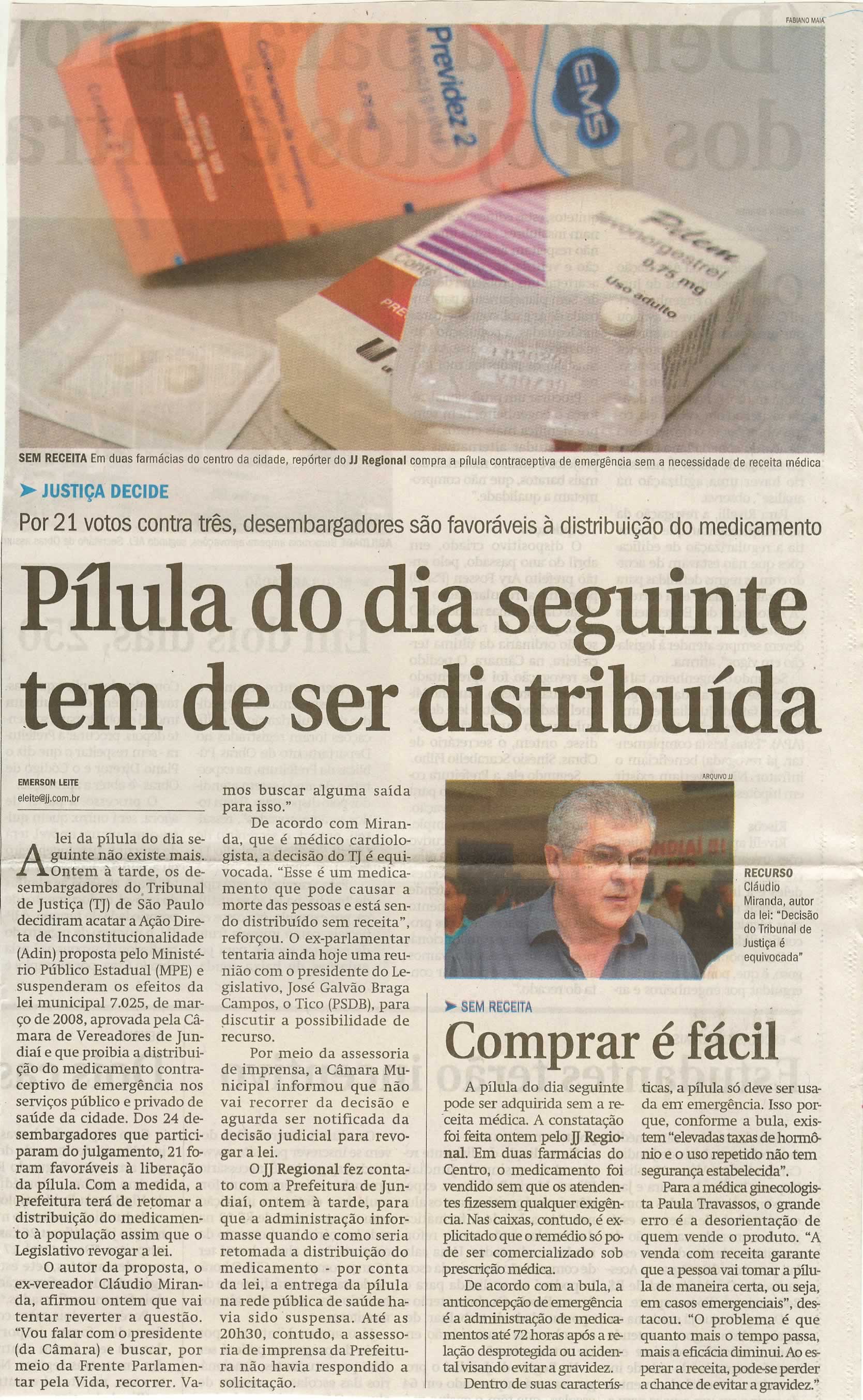 Jornal de Jundiaí - 19/02/2009
