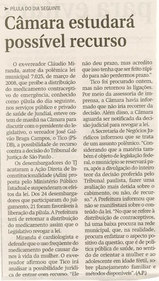 Jornal de Jundiaí - 20/02/2009