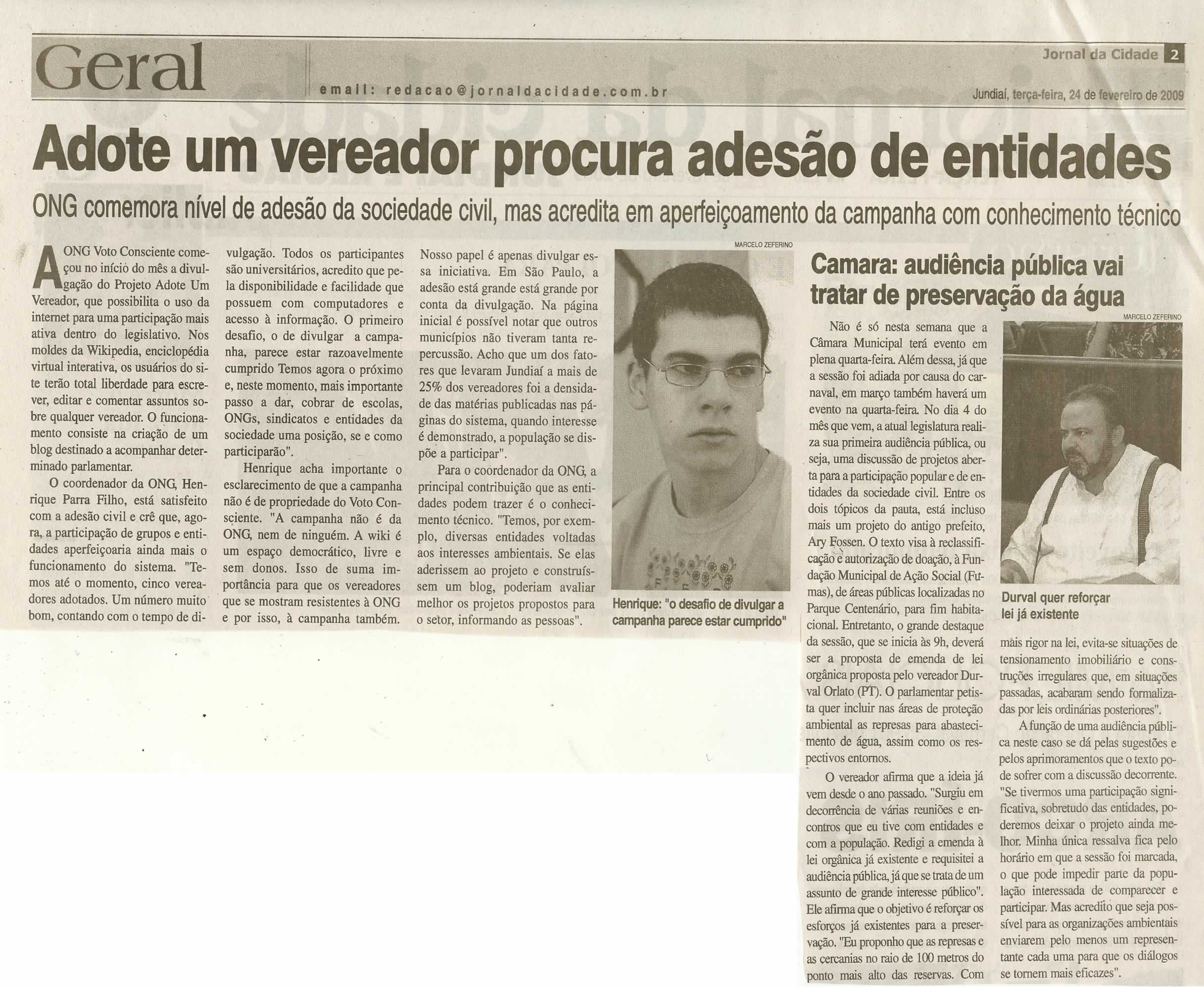 Jornal da Cidade - 24/02/2009