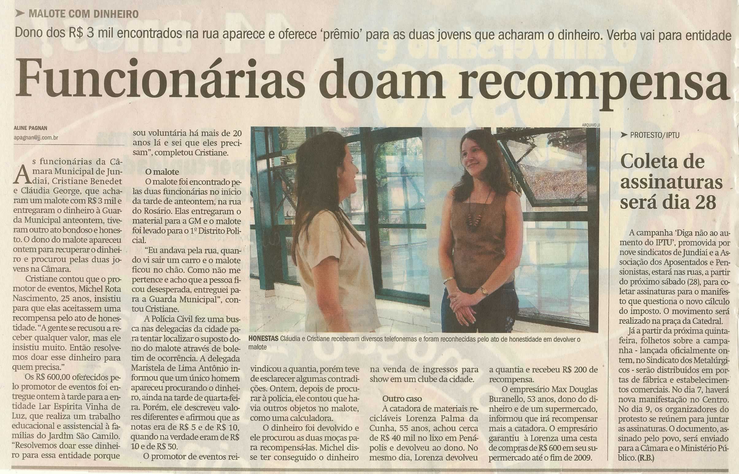 Jornal de Jundiaí - 21/02/2009