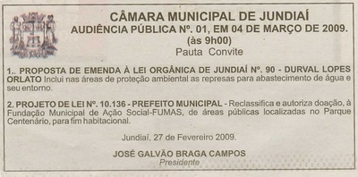 Bom Dia Jundiaí - 28/02/2009