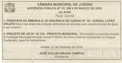 Jornal de Jundiaí - 28/02/2009