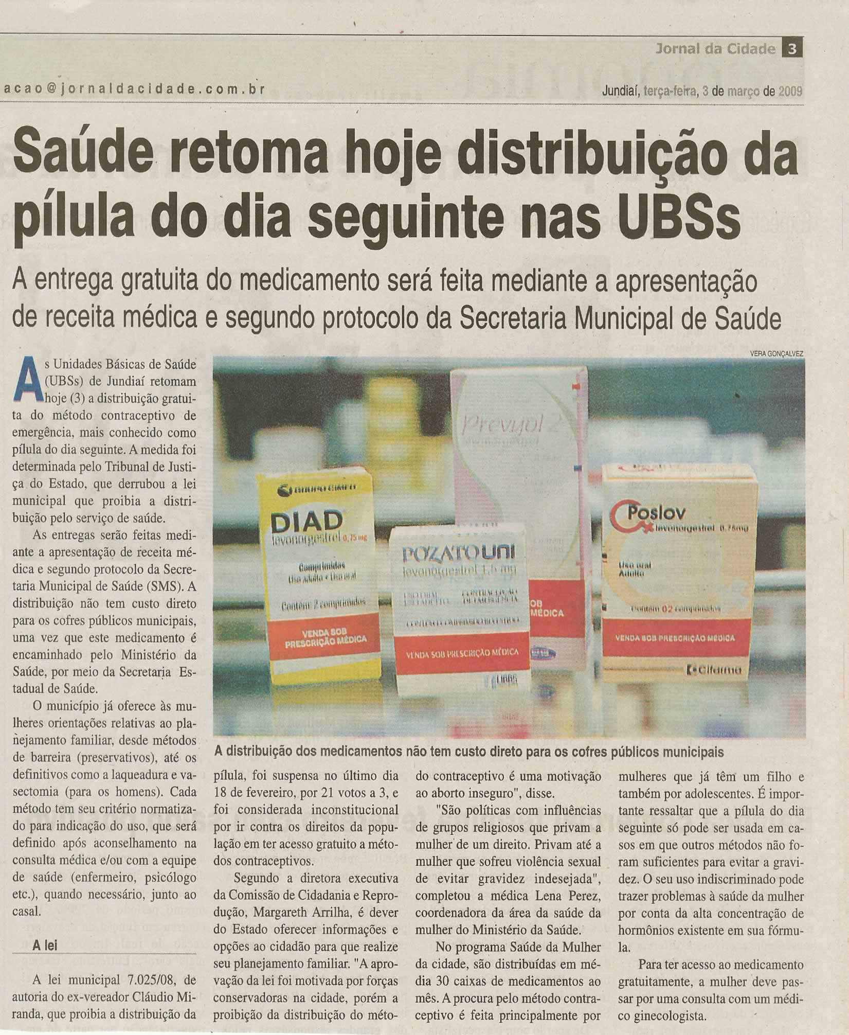 Jornal da Cidade - 03/03/2009