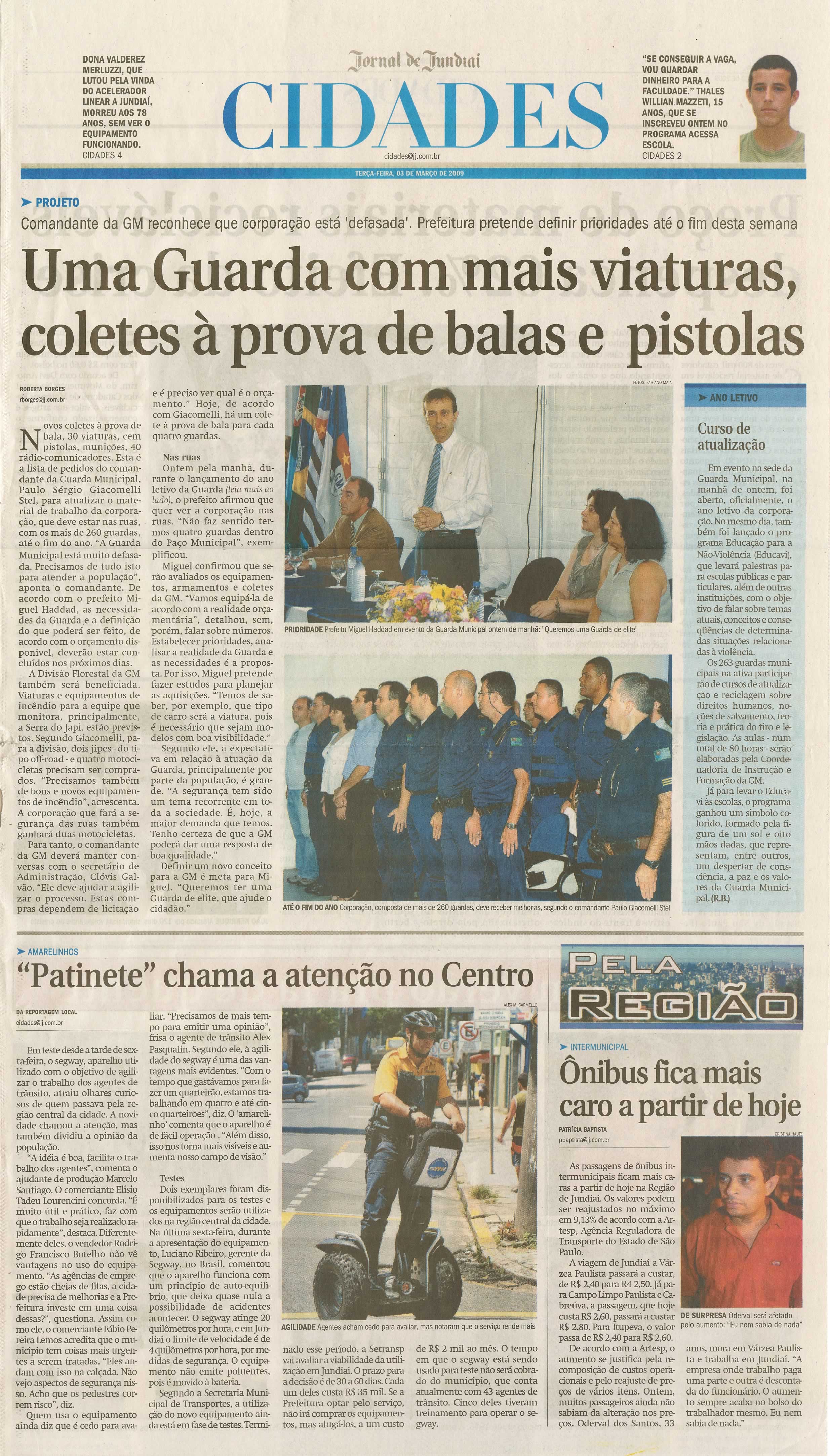 Jornal de Jundiaí - 03/03/2009