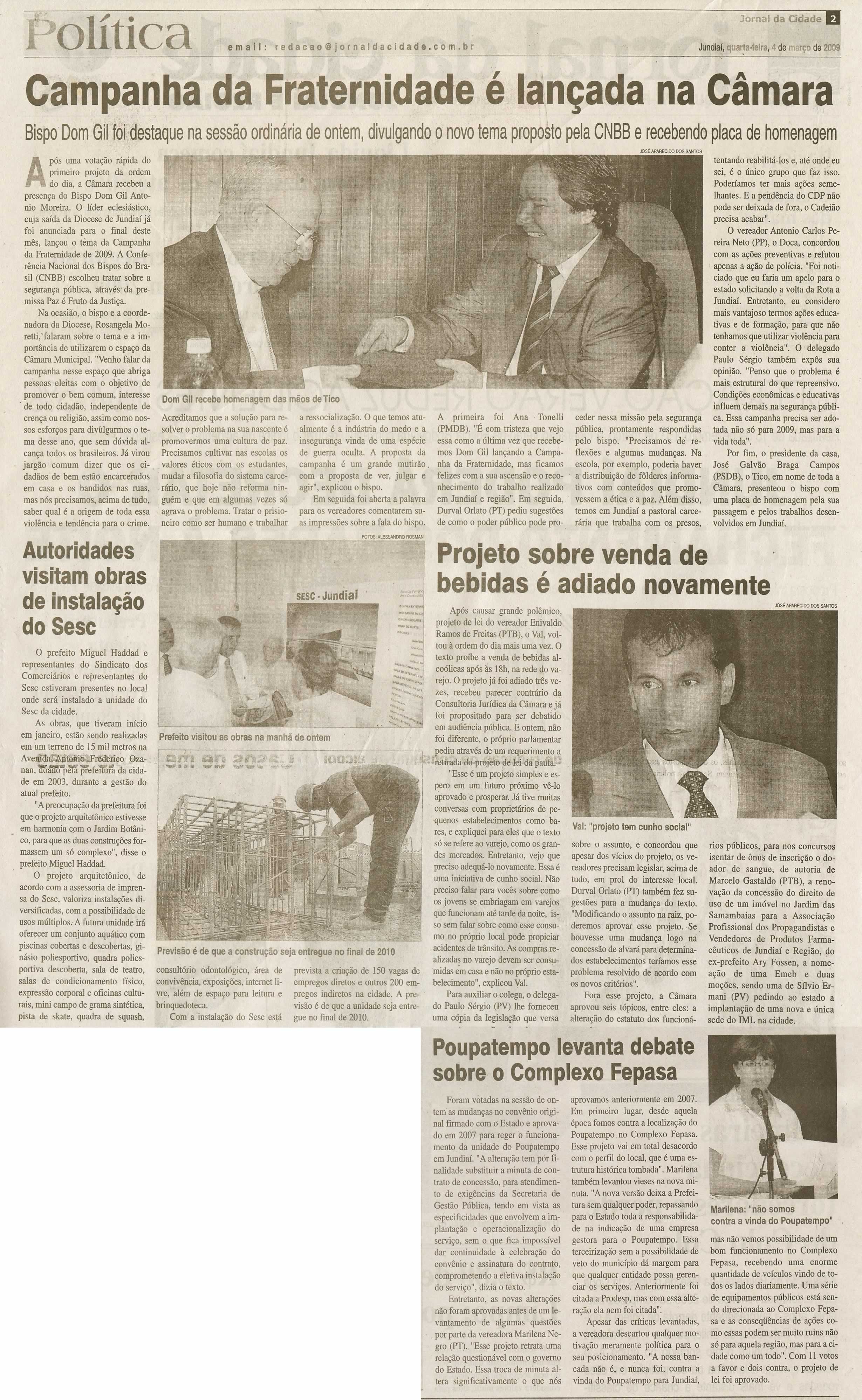 Jornal da Cidade - 04/03/2009