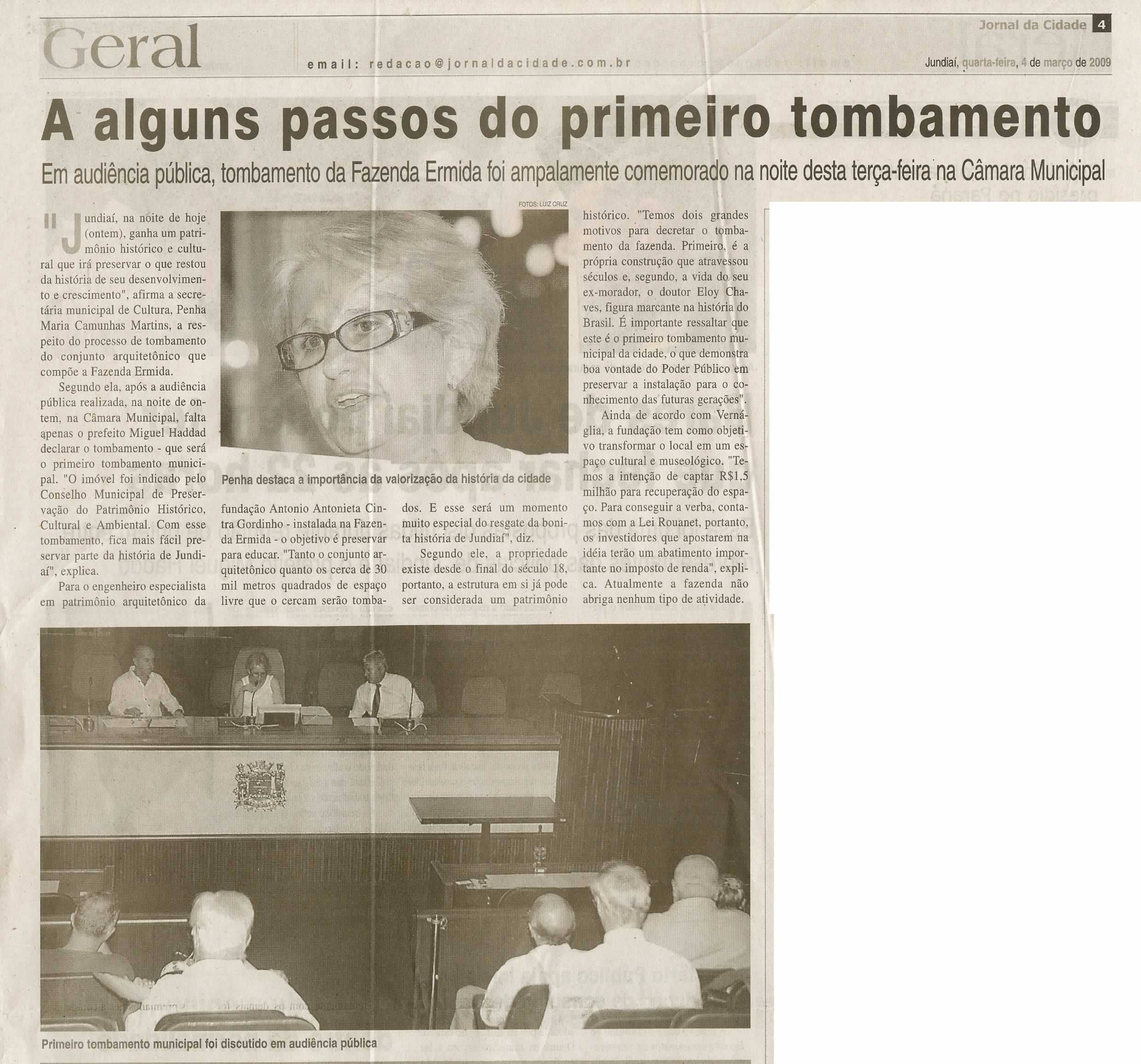 Jornal da Cidade - 04/03/2009
