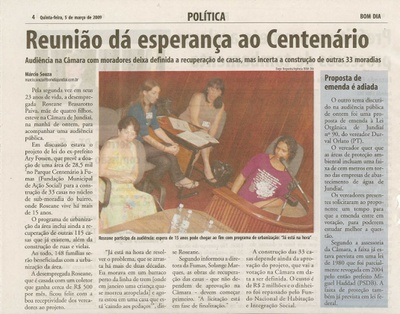 Bom Dia Jundiaí - 05/03/2009