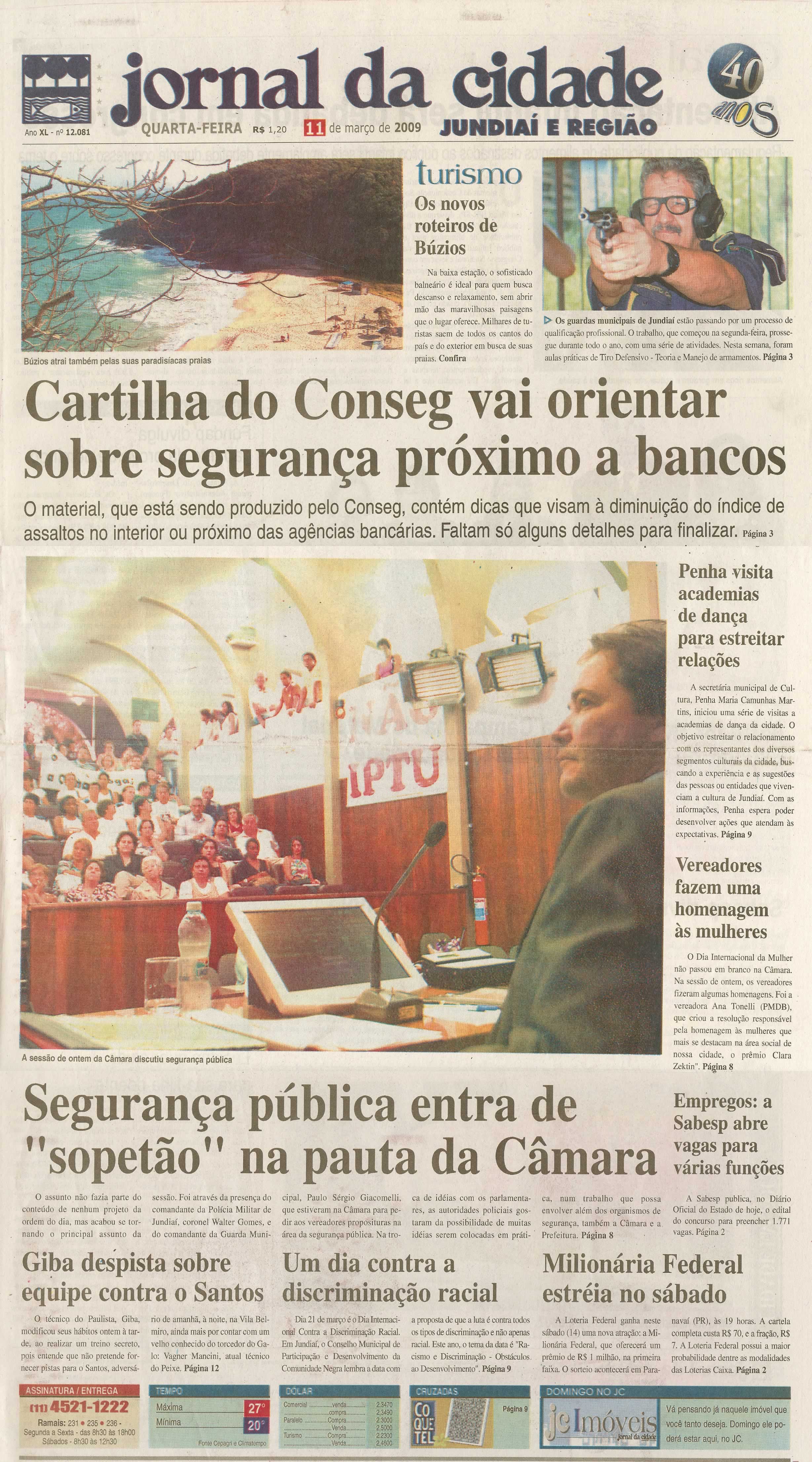 Jornal da Cidade - 11/03/2009