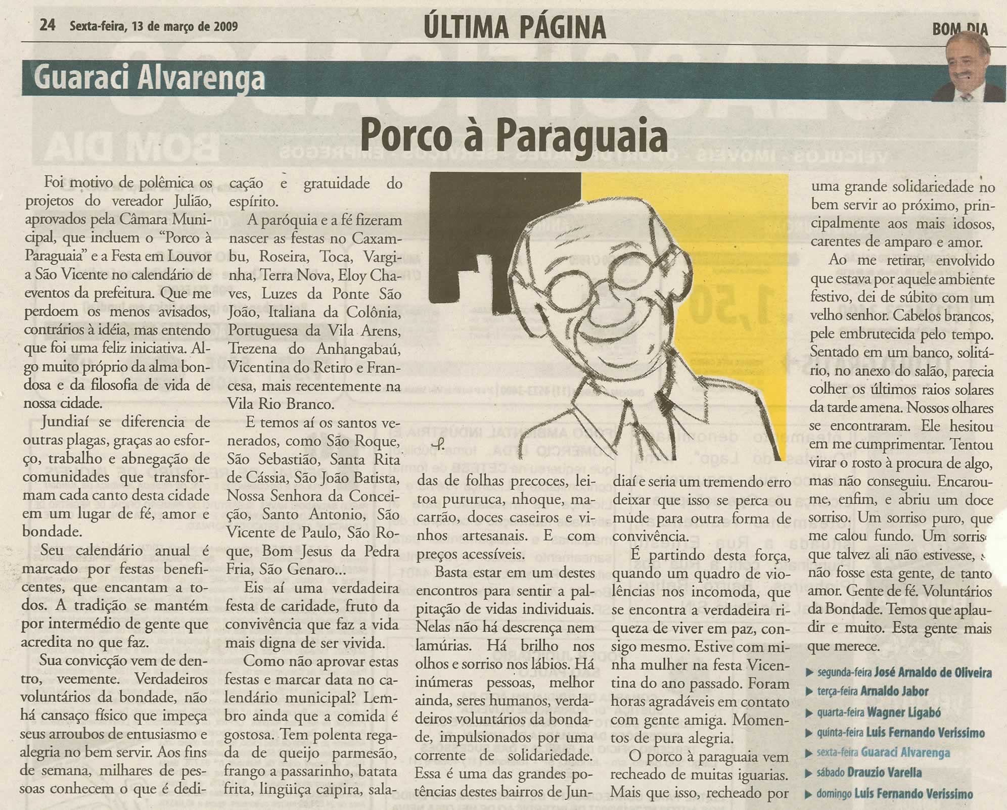 Bom Dia Jundiaí - 13/03/2009