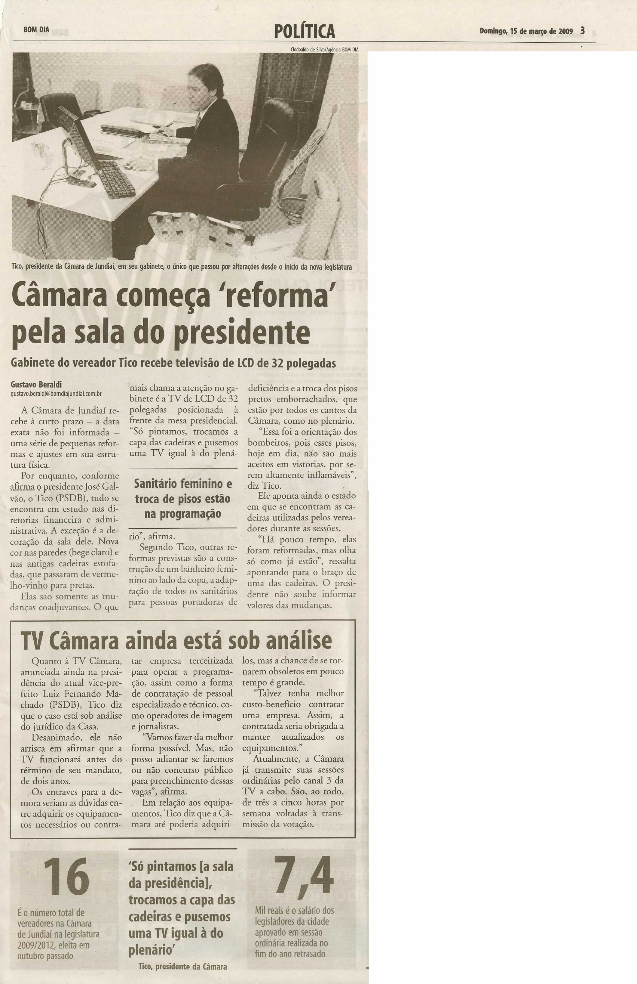 Bom Dia Jundiaí - 15/03/2009