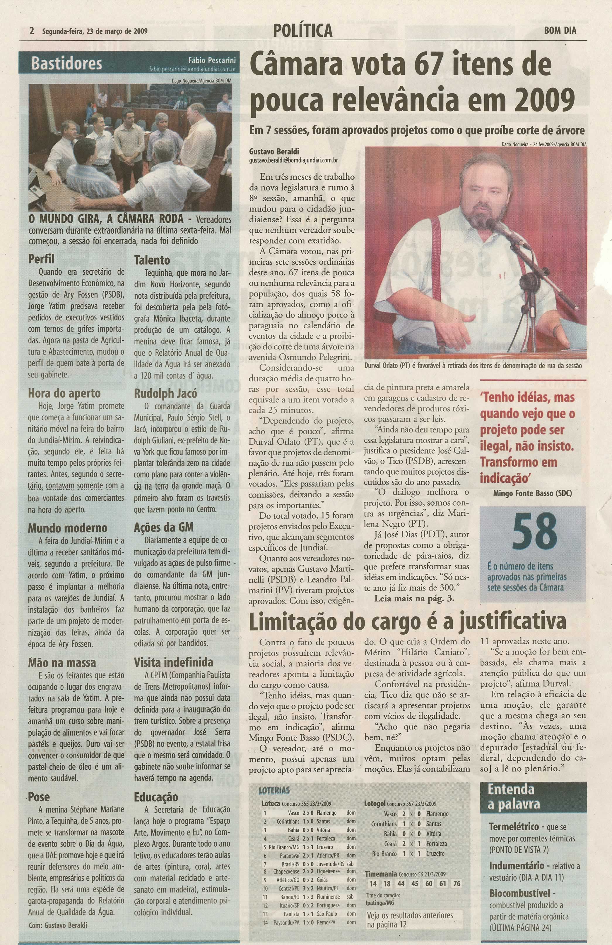 Bom Dia Jundiaí - 23/03/2009