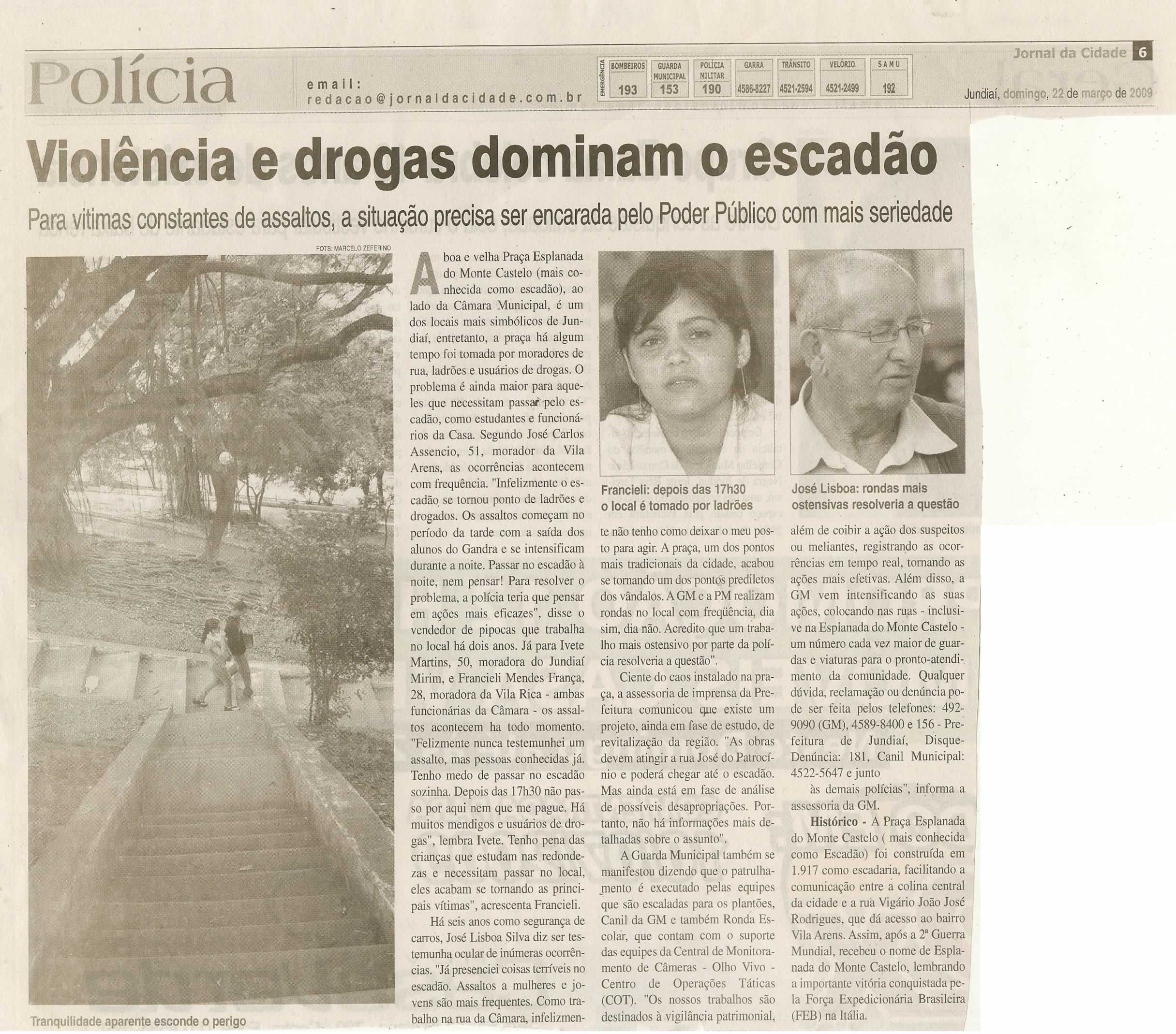 Jornal da Cidade - 22/03/2009