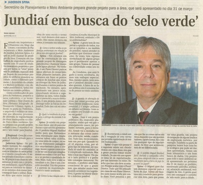 Jornal de Jundiaí - 22/03/2009