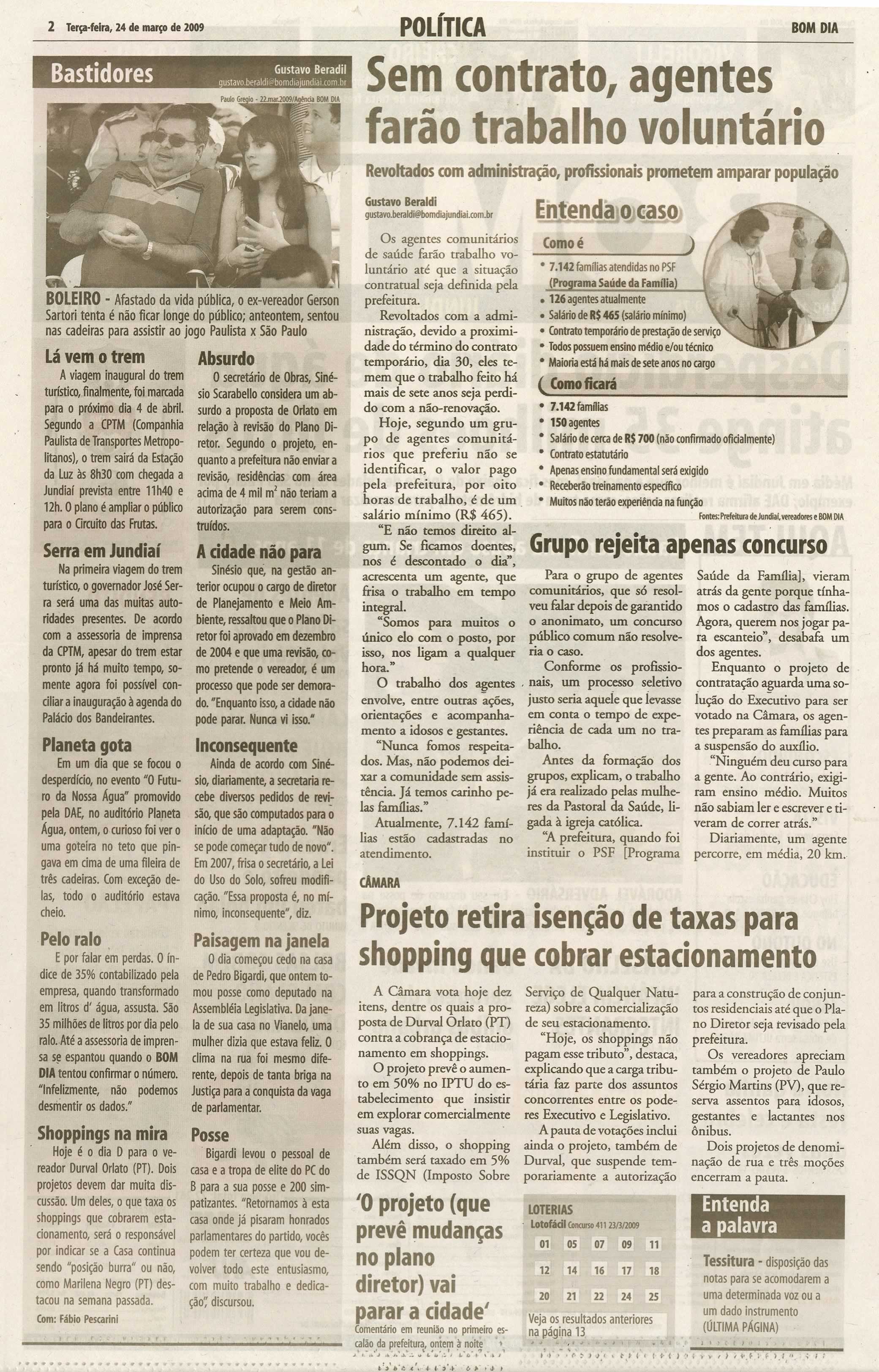 Bom Dia Jundiaí - 24/03/2009