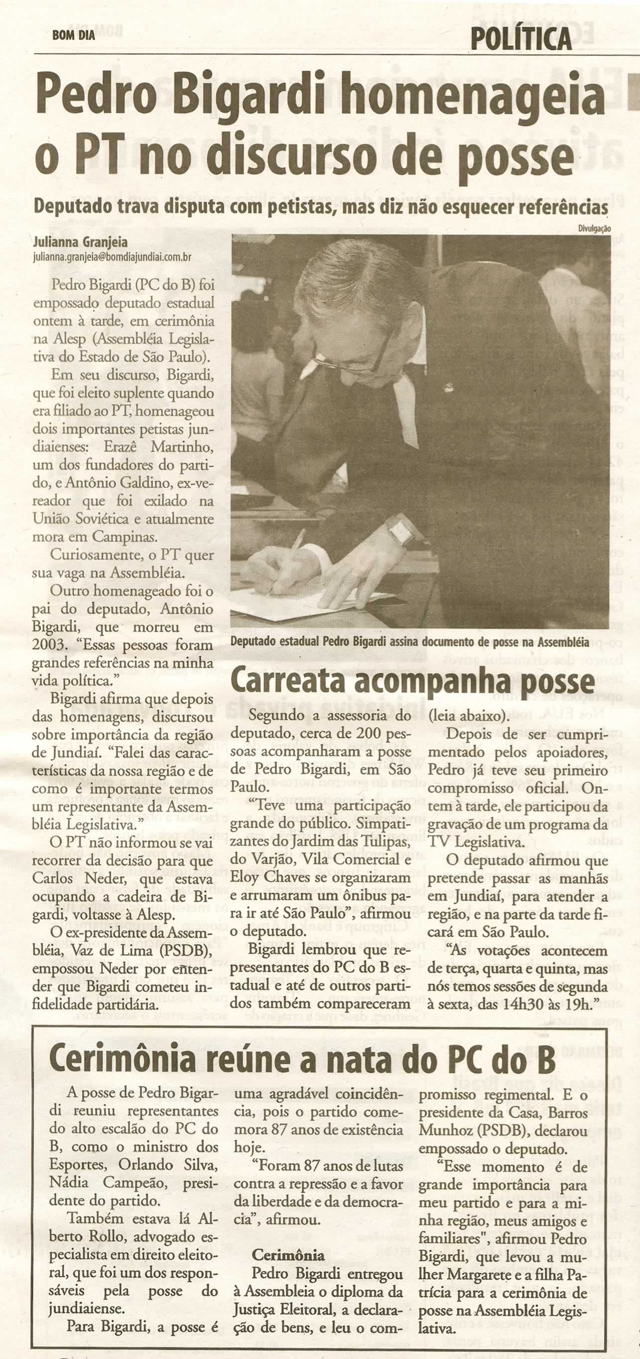 Bom Dia Jundiaí - 24/03/2009