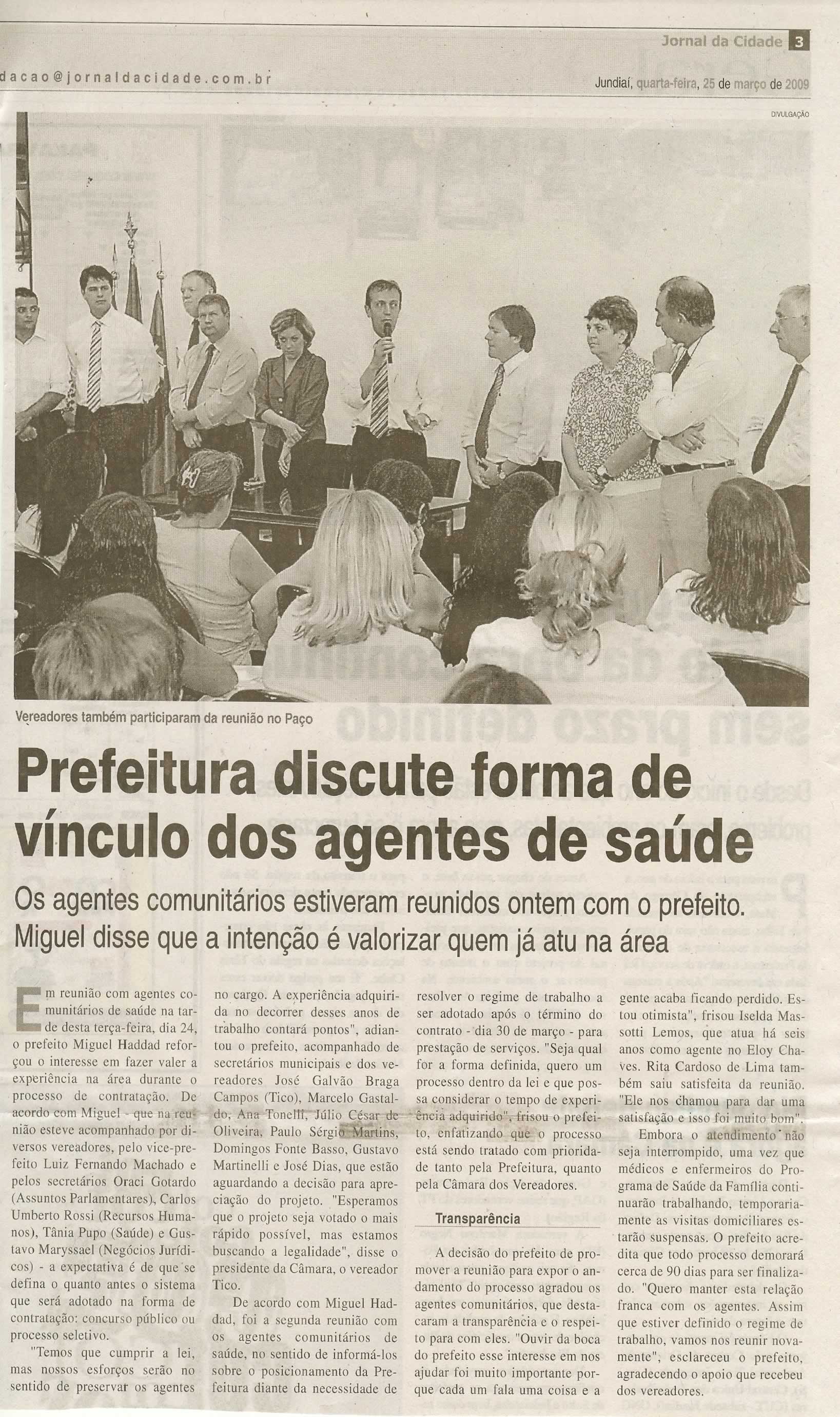 Jornal da Cidade - 25/03/2009
