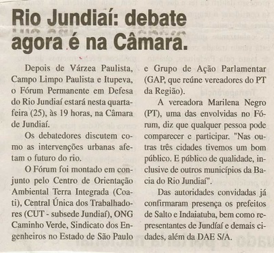 Jornal da Cidade - 25/03/2009