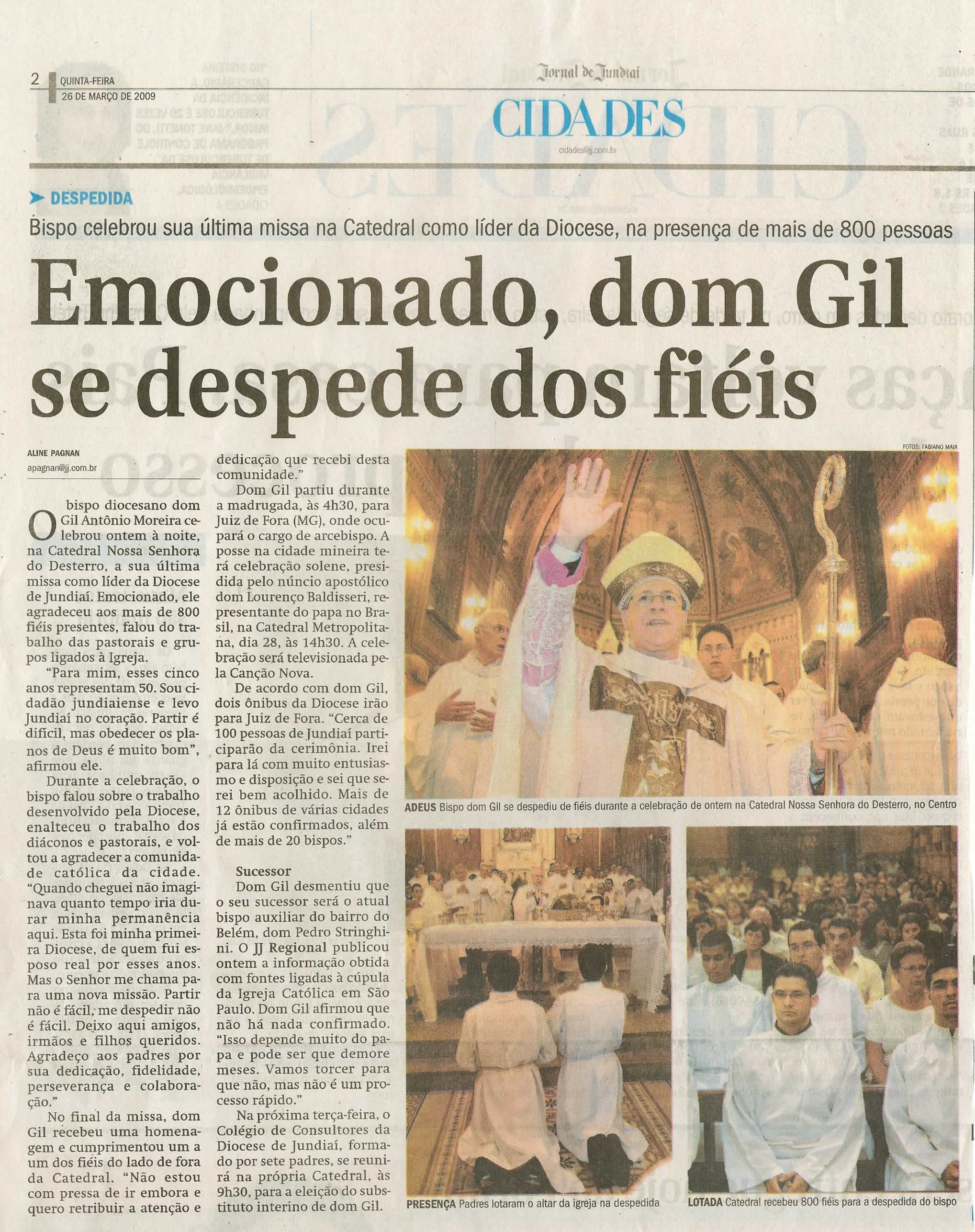 Jornal de Jundiaí - 26/03/2009