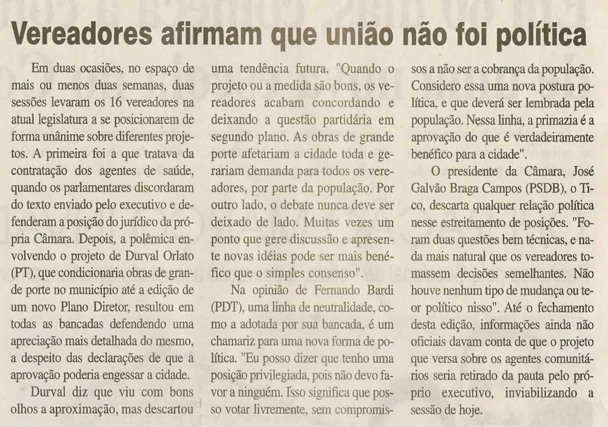Jornal da Cidade - 26/03/2009