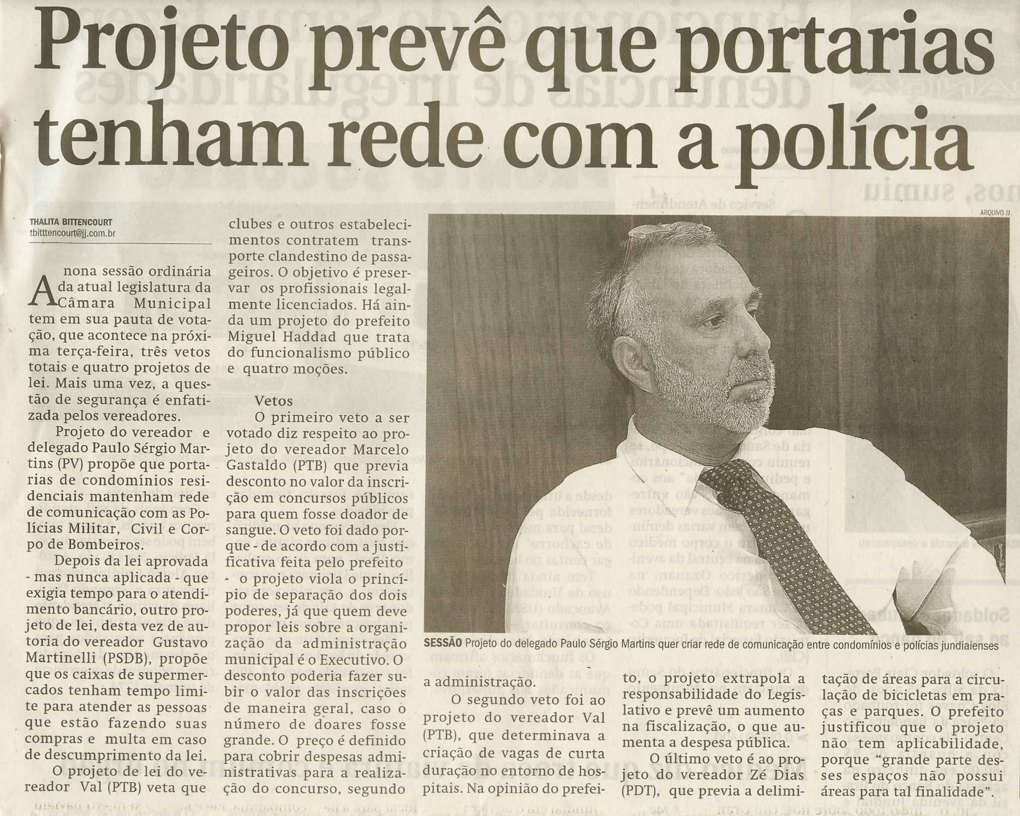 Jornal de Jundiaí - 30/03/2009