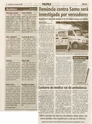 Bom Dia Jundiaí - 31/03/2009